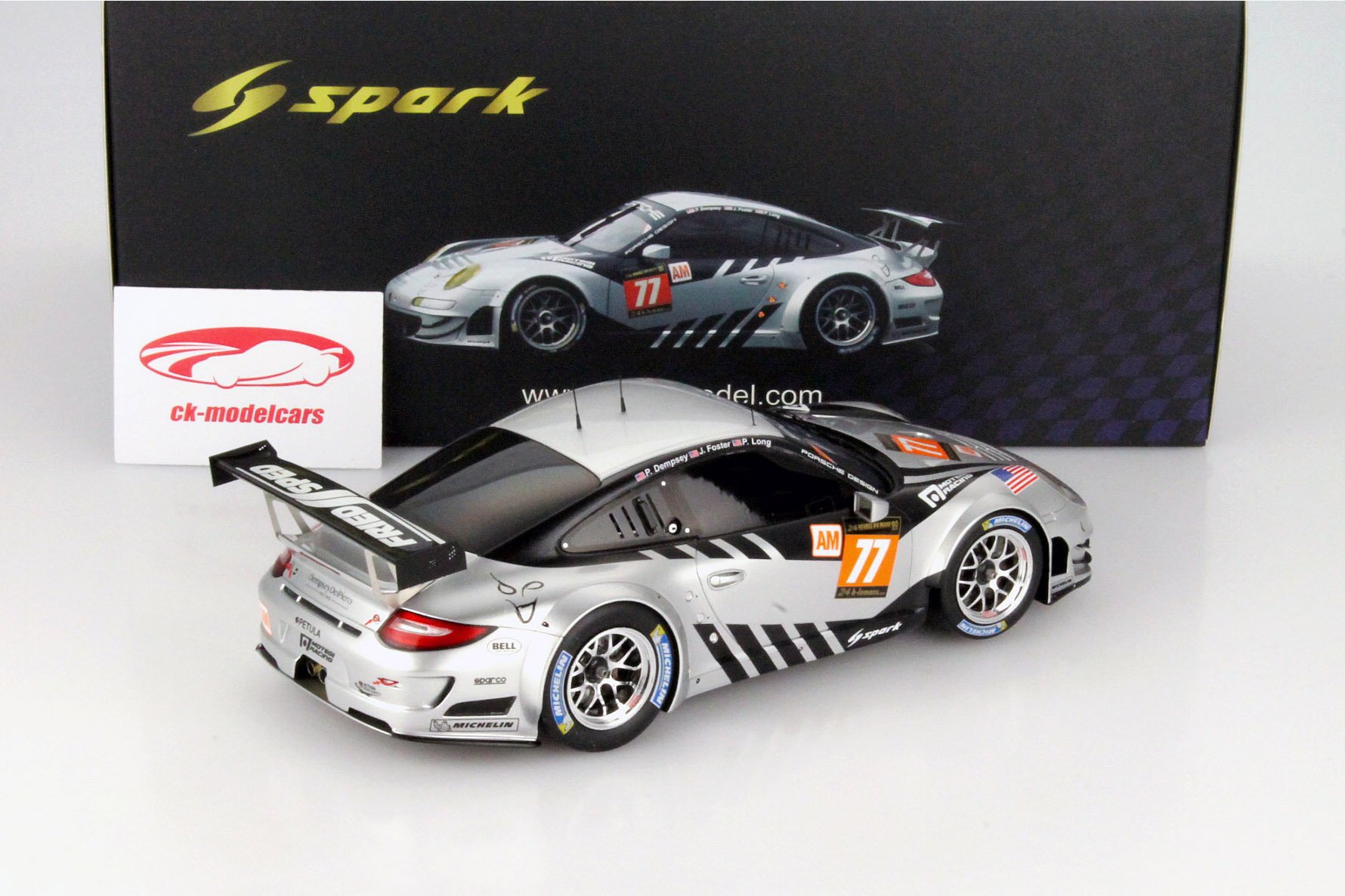 Amazon.co.jp: ☆ スパーク 1/18 ポルシェ 911 GT3 RSR デンプシ